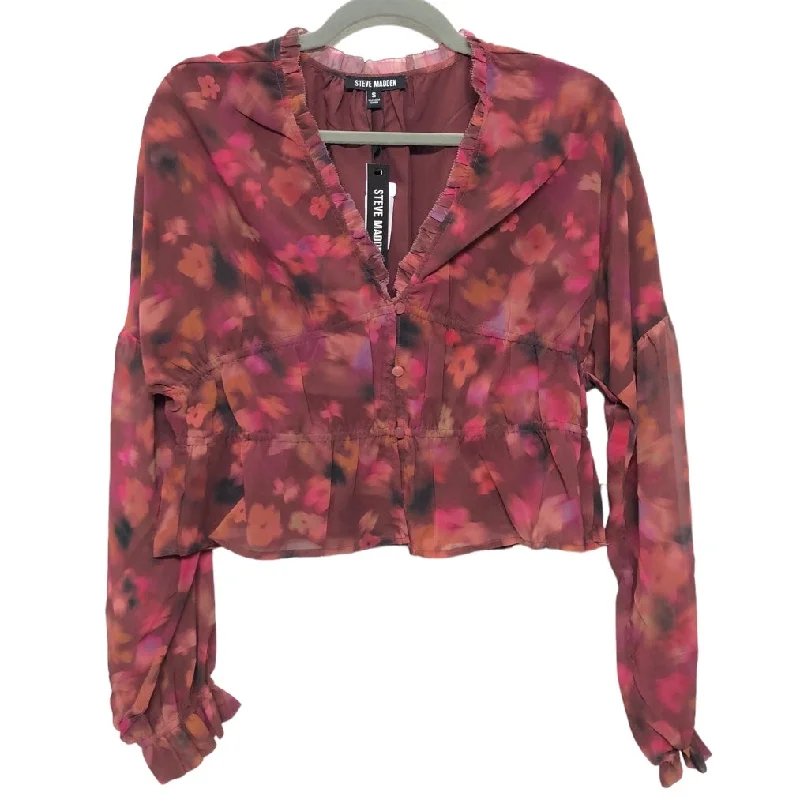 Blouse Long Sleeve By Steve Madden  Size: S