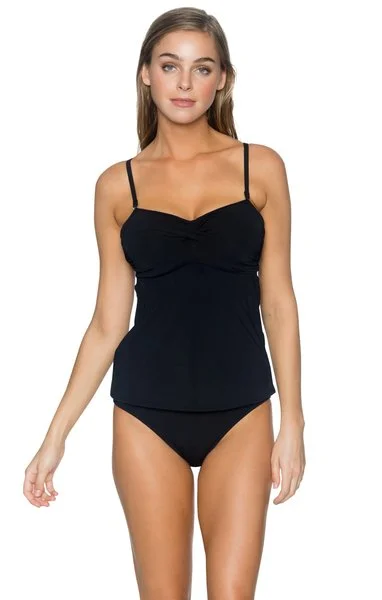 Iconic Twist Tankini Black- 70EFGH