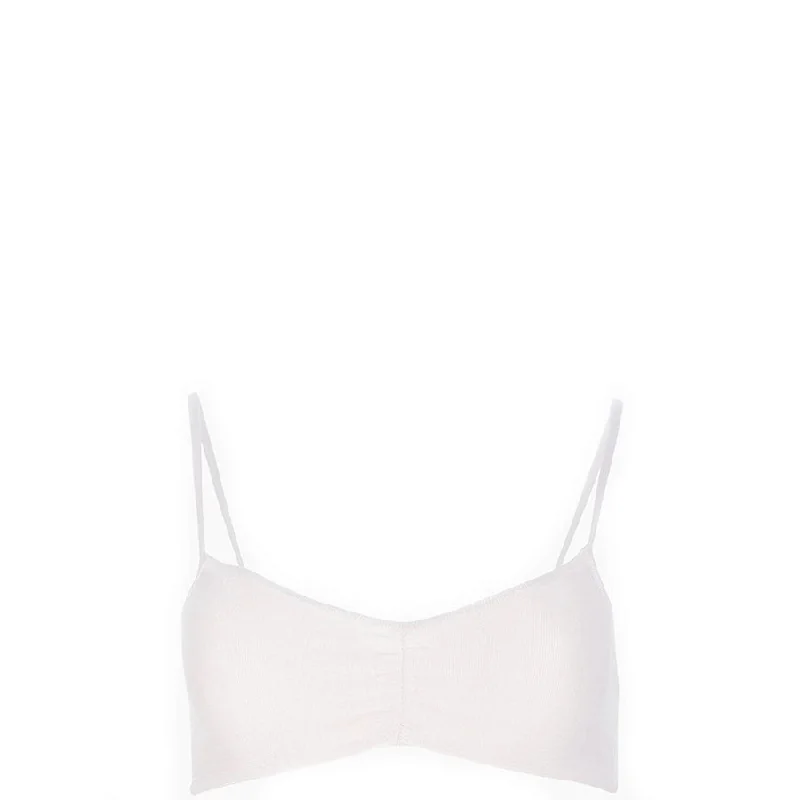 SILK BRA "ALMA" IN WHITE