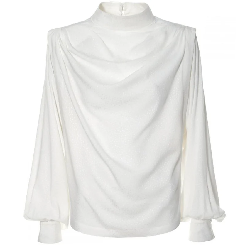 CUPRO BLOUSE "KAREN" IN WHITE