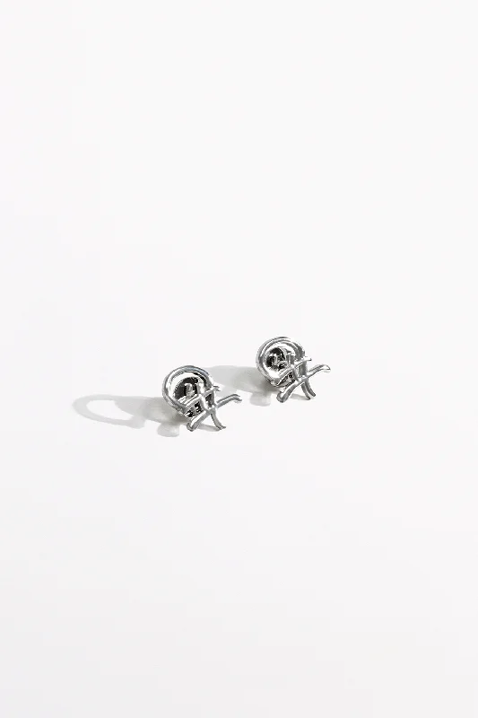 FIERCE FOLKLORE STUD EARRINGS SILVER