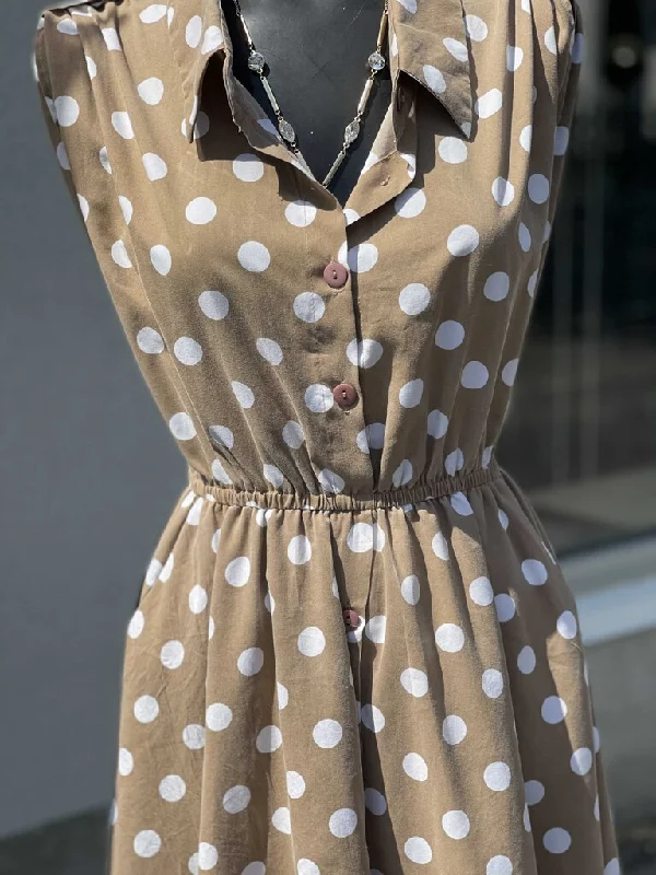 Unbranded Vintage Polka dot Dress S