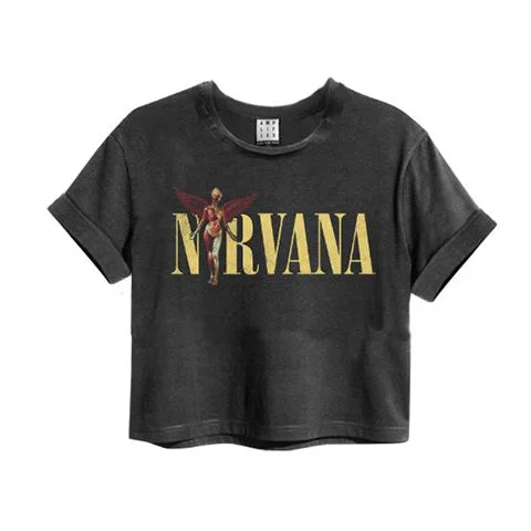 Nirvana Crop Top T Shirt - In Utero