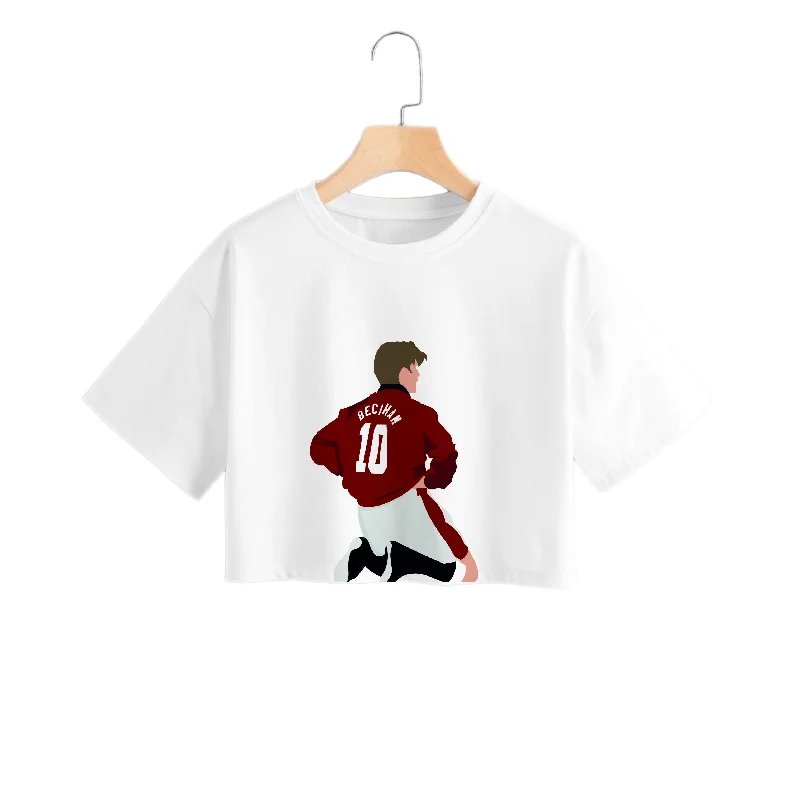 David Beckham - Football Crop Top