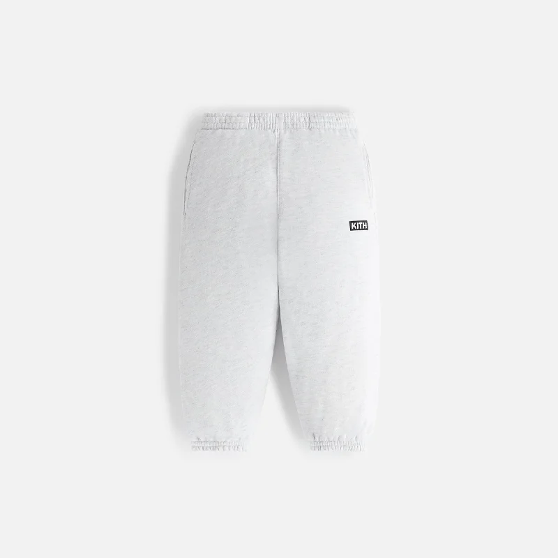 Kith Baby Nelson Sweatpant - Light Heather Grey