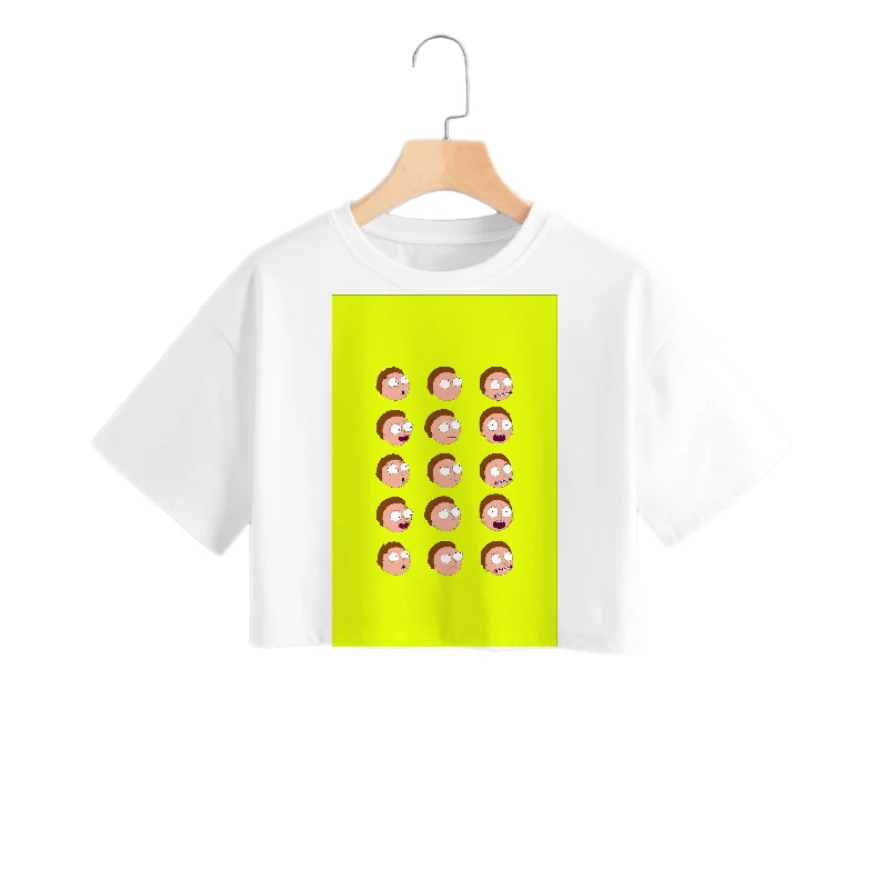 Morty Pattern - RAM Crop Top