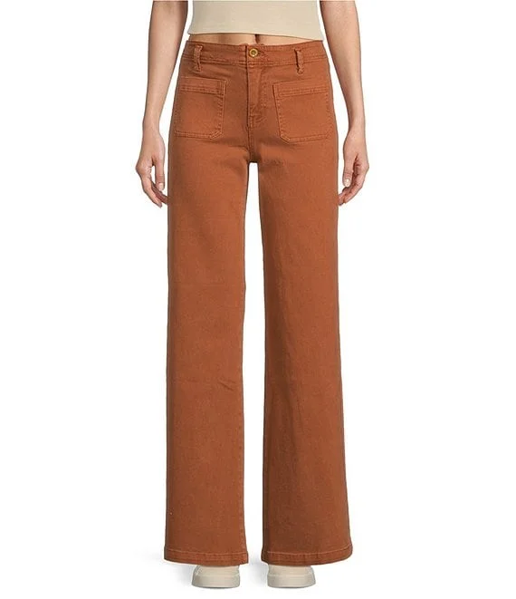 Roxy Baby Baby Patch Pocket Pants - RUSSET