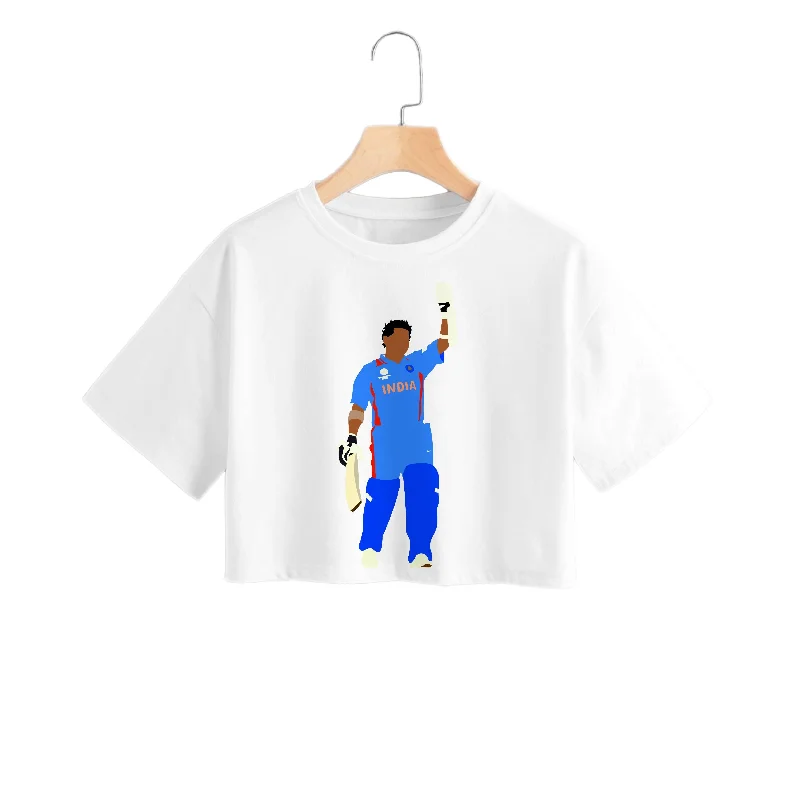 Sachin Tendulkar - Cricket Crop Top