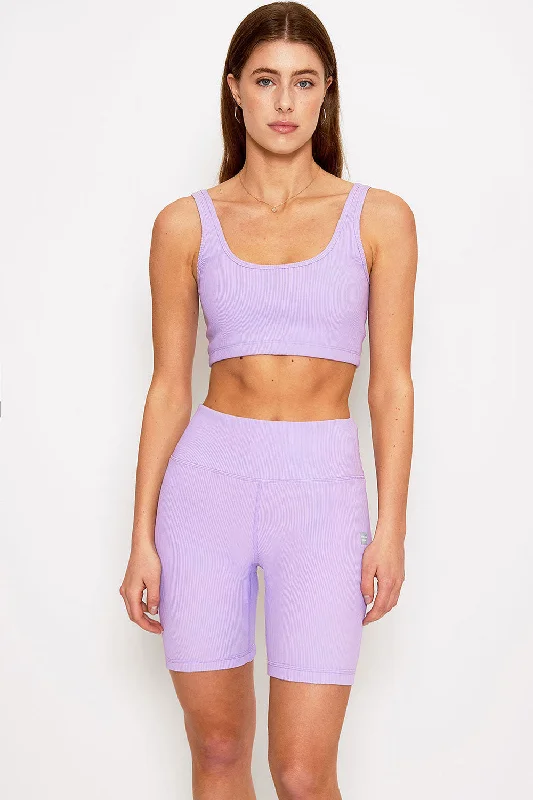 Scarlett ribbed sports bra lilac