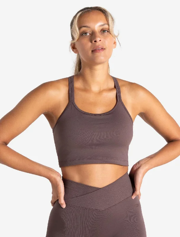 Sculpt Seamless Built-In Bra Tank - Mocha